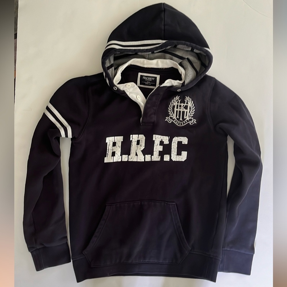 Perfect back to school hoodie with Henley collar